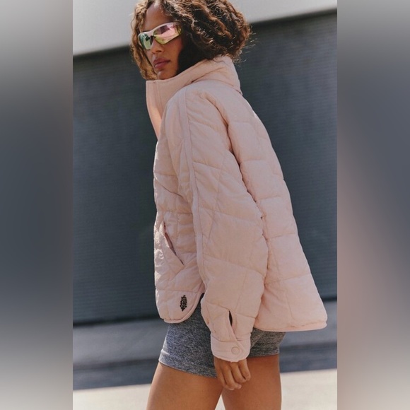 ▪️NWT Free People Pippa Packable Puffer Jacket in Ballet Slipper